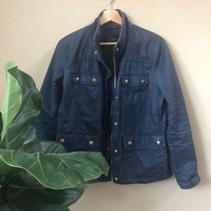 J. crew navy utility jacket